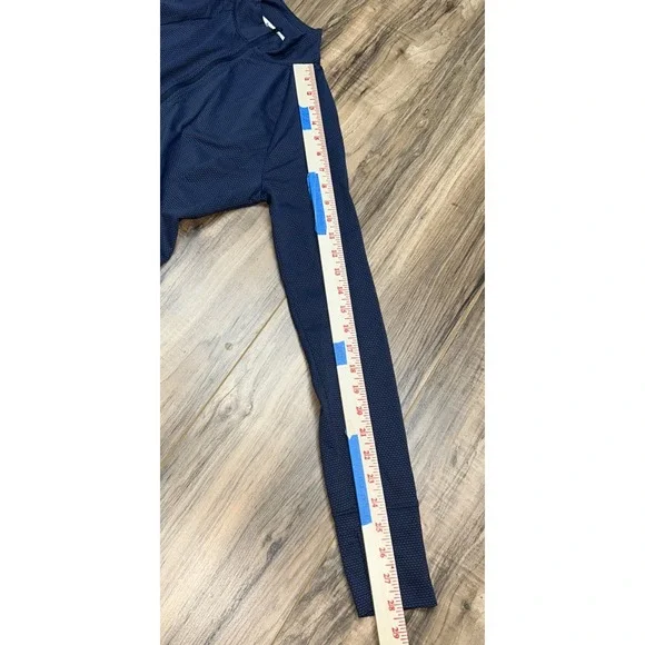 Tommy Bahama Golf‎ Women's Small Quarter Zip Honeycomb Pullover, Pockets, Navy - Picture 8 of 9